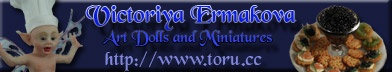 OOAK Art Dolls, Sculptures and Dollhouse Miniatures - Victoriya Ermakova